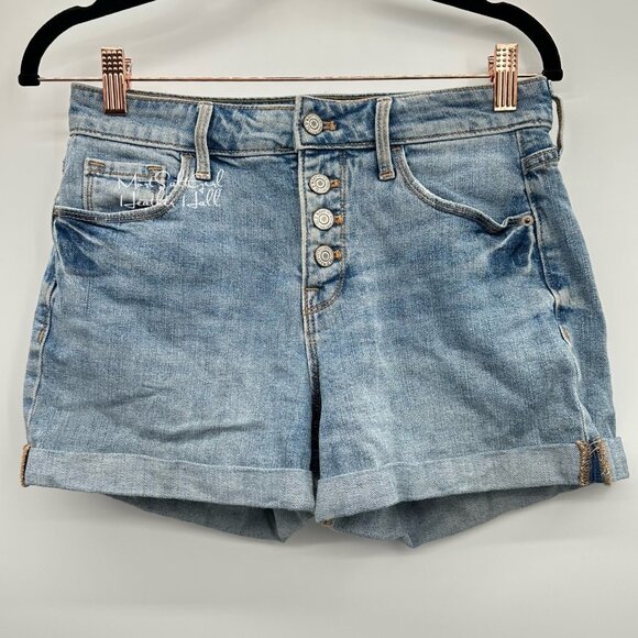Old Navy High-Rise Button Fly Shorts Size 2 / 27 - Picture 1 of 3